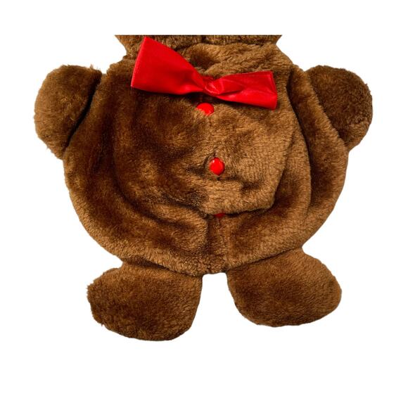 Vtg RH International Set of 2 Plush Boy Girl Teddy Bear Christmas Stockings 15" - Picture 6 of 8